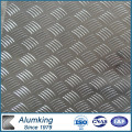 Five Bar 3003 Checker Plaque en aluminium pour antipatinage